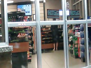 Public Flashing at a local gas station