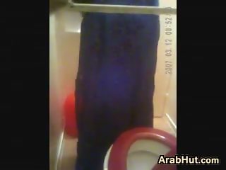 Arab Watched Pissing In A Washroom