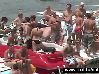 party boat loaded with amateur sluts