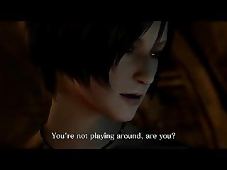 Ada Wong naked performs the task
